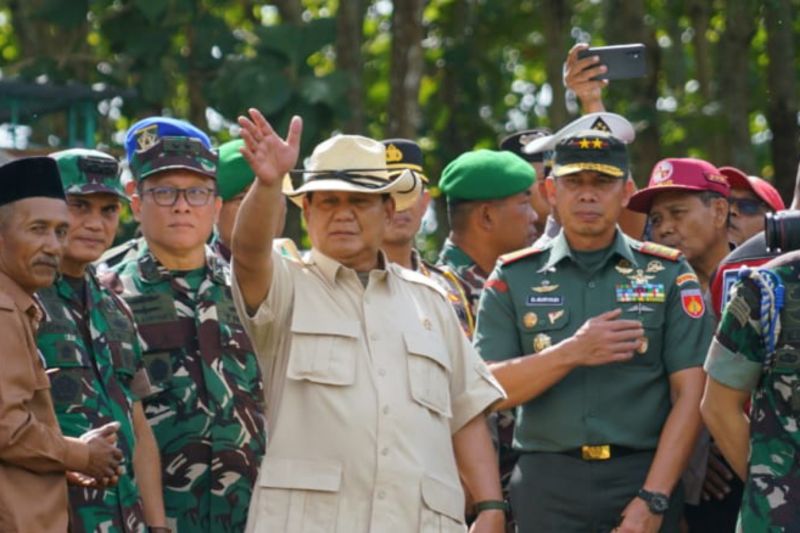 Prabowo Subianto Hadiri Langsung Pemasangan Pipa Air di&nbsp;Gunungkidul