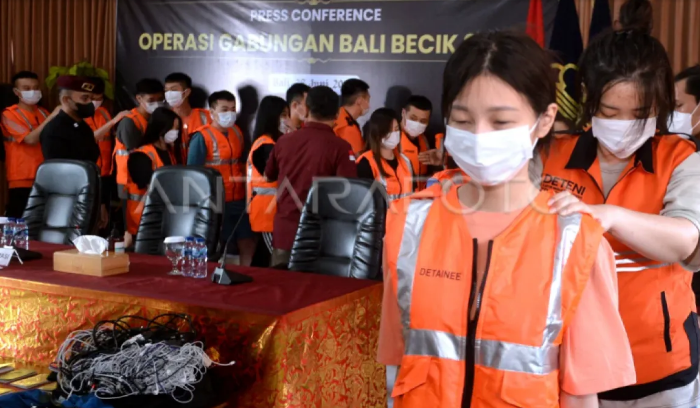 103 Warga Taiwan Dideportasi dari Bali Karena Kasus Penipuan